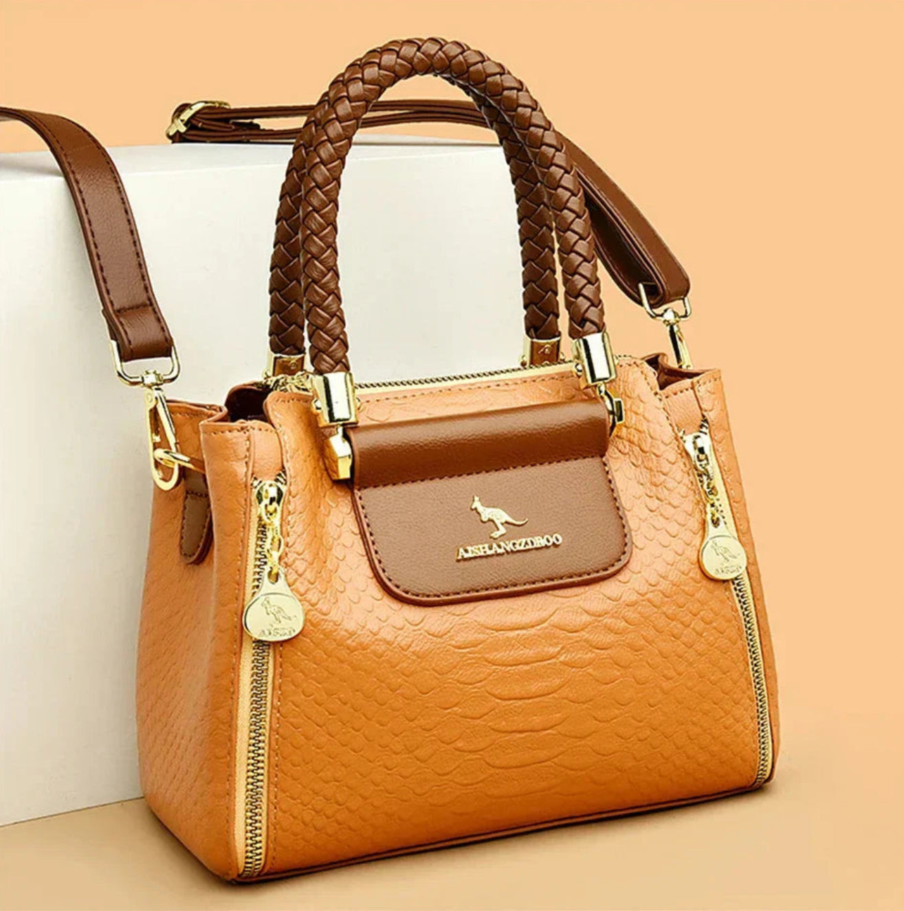 Sage - Bolso de gran capacidad de diseño en cuero vegano