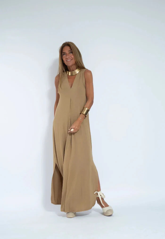Ayania - Vestido entallado con chaleco
