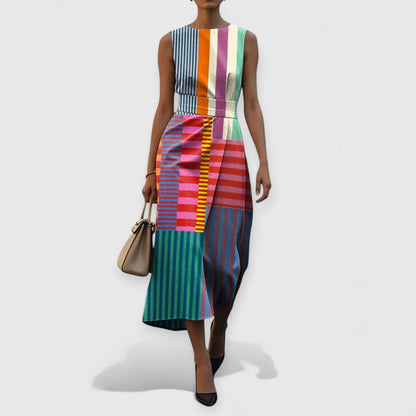 Tiffany™ | VESTIDO SIN MANGAS CON ESTAMPADO FLORAL PREMIUM