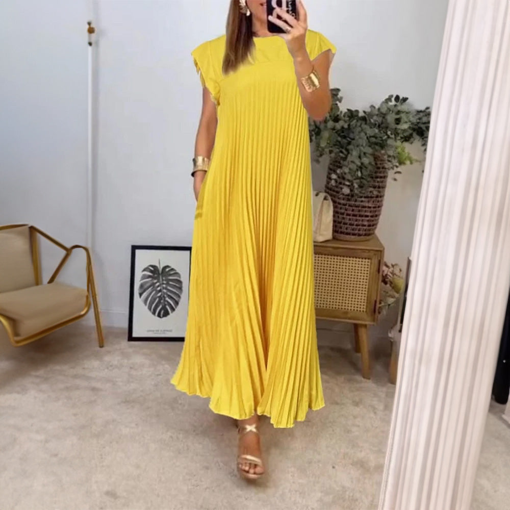 Vestido Justine™ – Elegancia plisada con estilo versátil