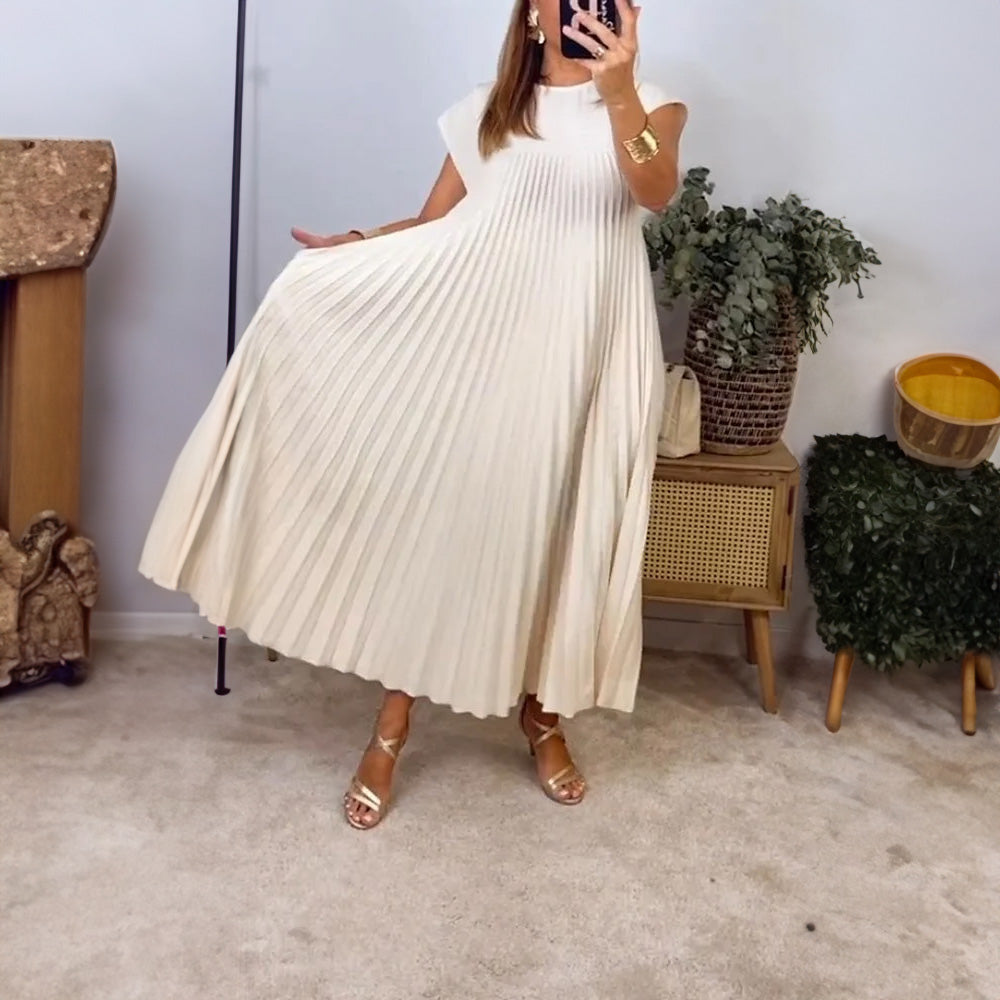 Vestido Justine™ – Elegancia plisada con estilo versátil