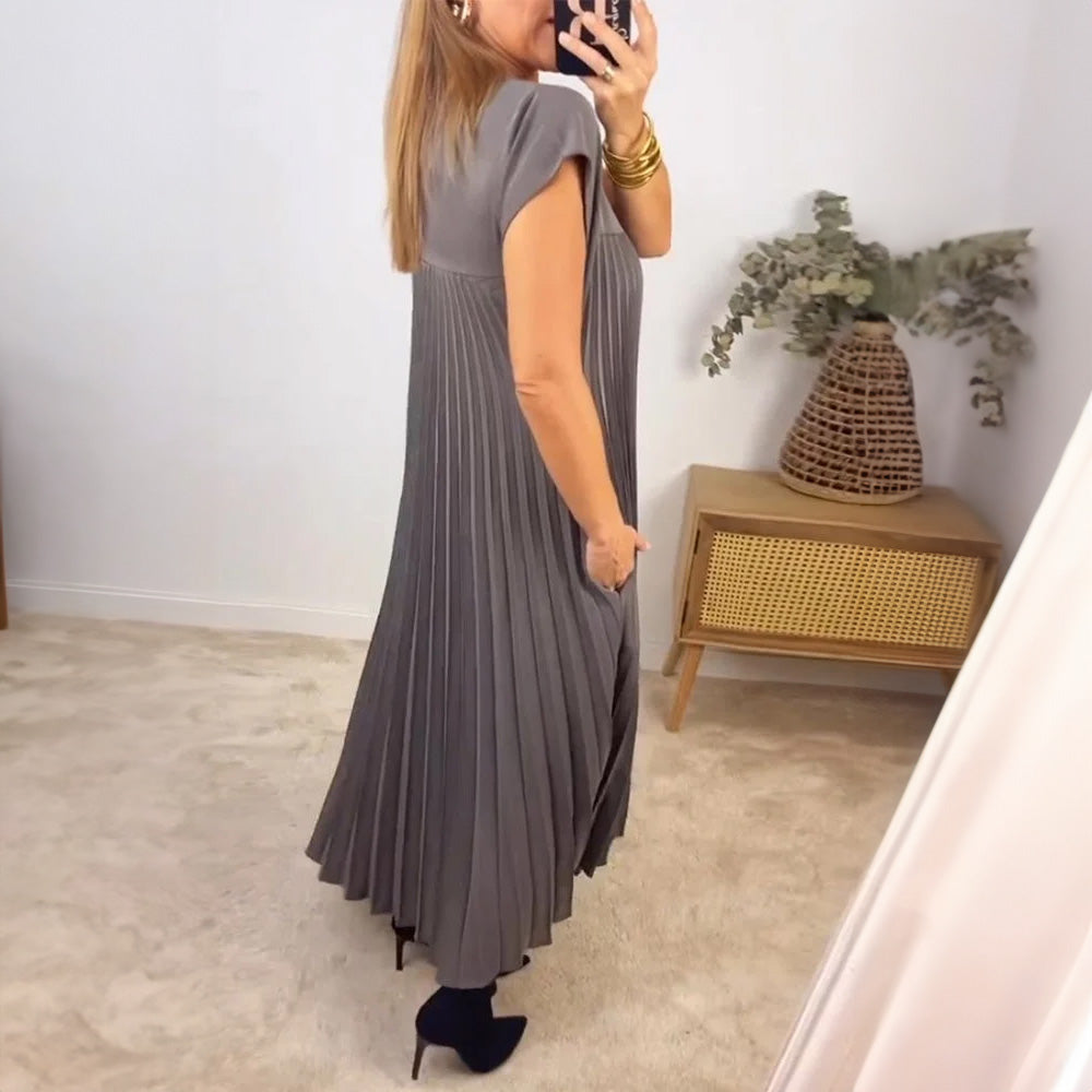 Vestido Justine™ – Elegancia plisada con estilo versátil