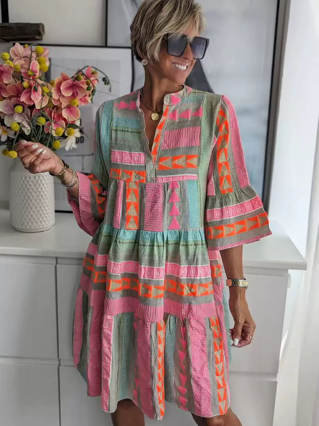 LAMEO ™ | VESTIDO DE ESTILO PRIMAVERAL