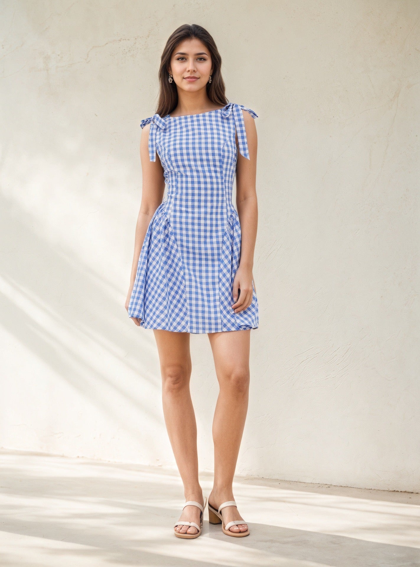 Lora Plaid Dress