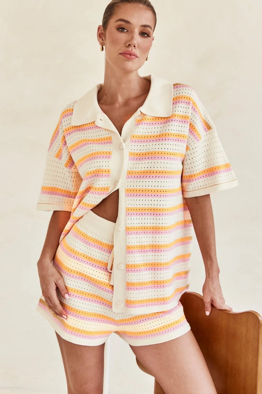 GOLDIE – OPEN-KNIT CO-ORD SET