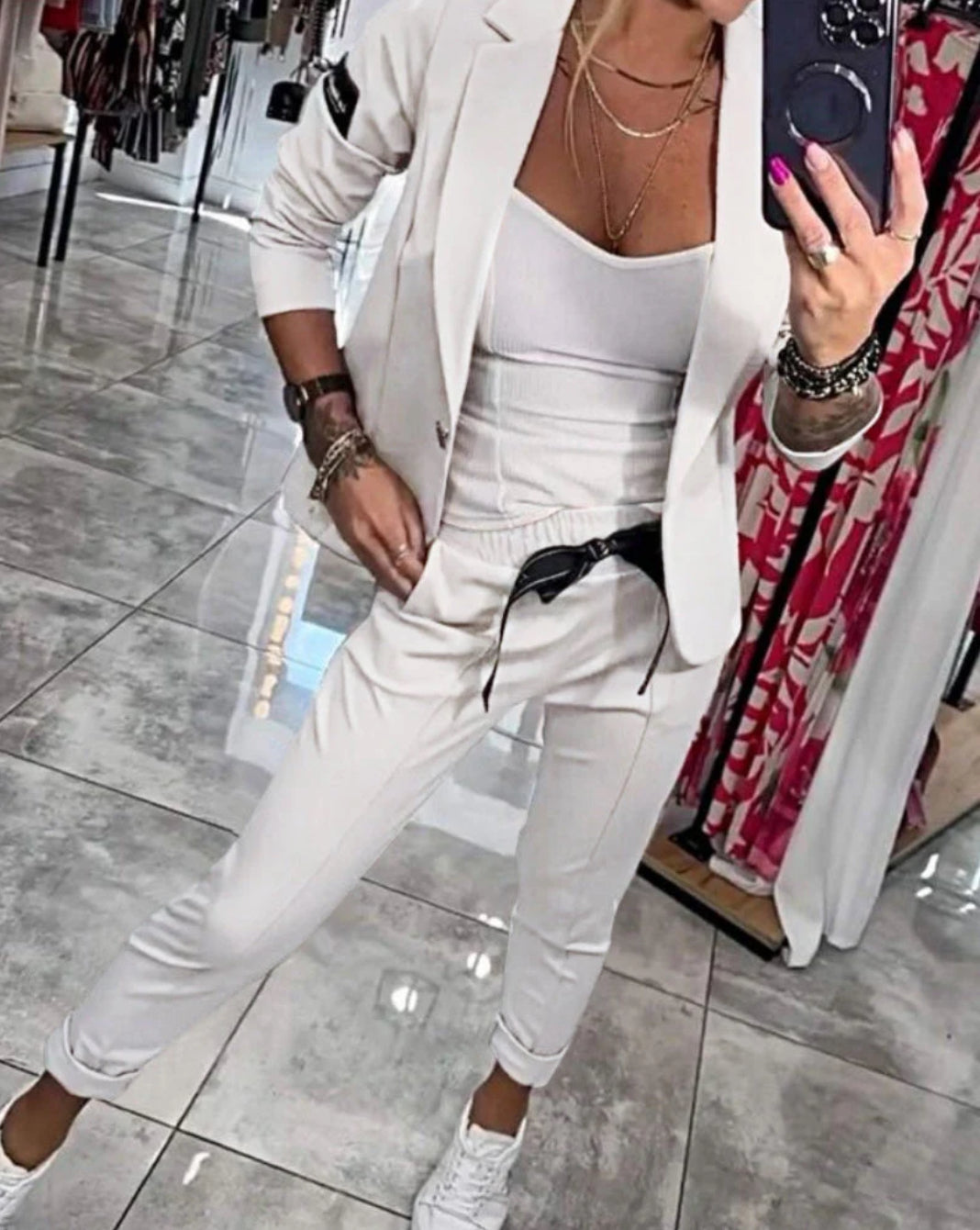 MALOU - TOP WITH JACKET AND PANTS