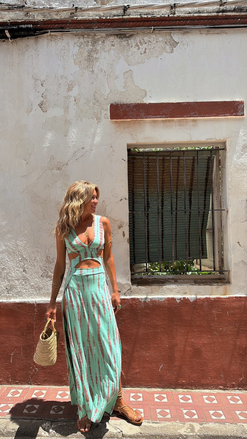 BIANCA - PLUNGE CUT-OUT DRESS