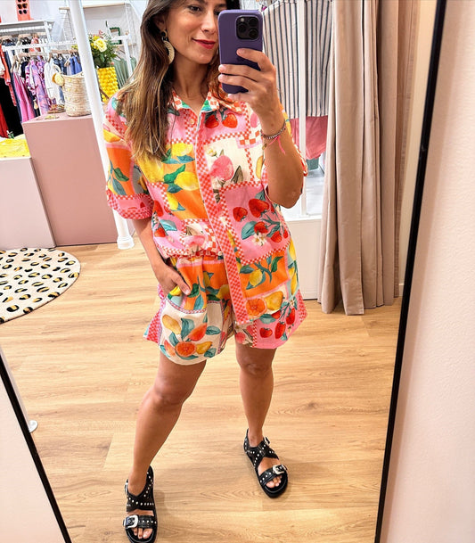 Tutti Frutti Linen Lounge Set