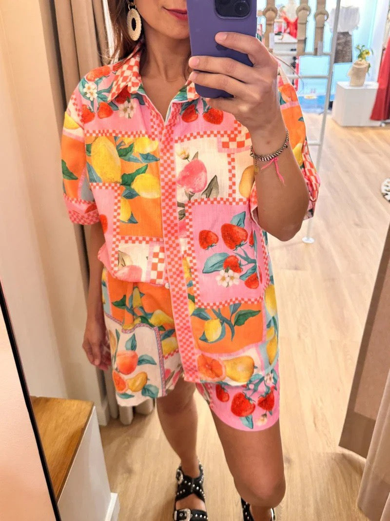 Tutti Frutti Linen Lounge Set