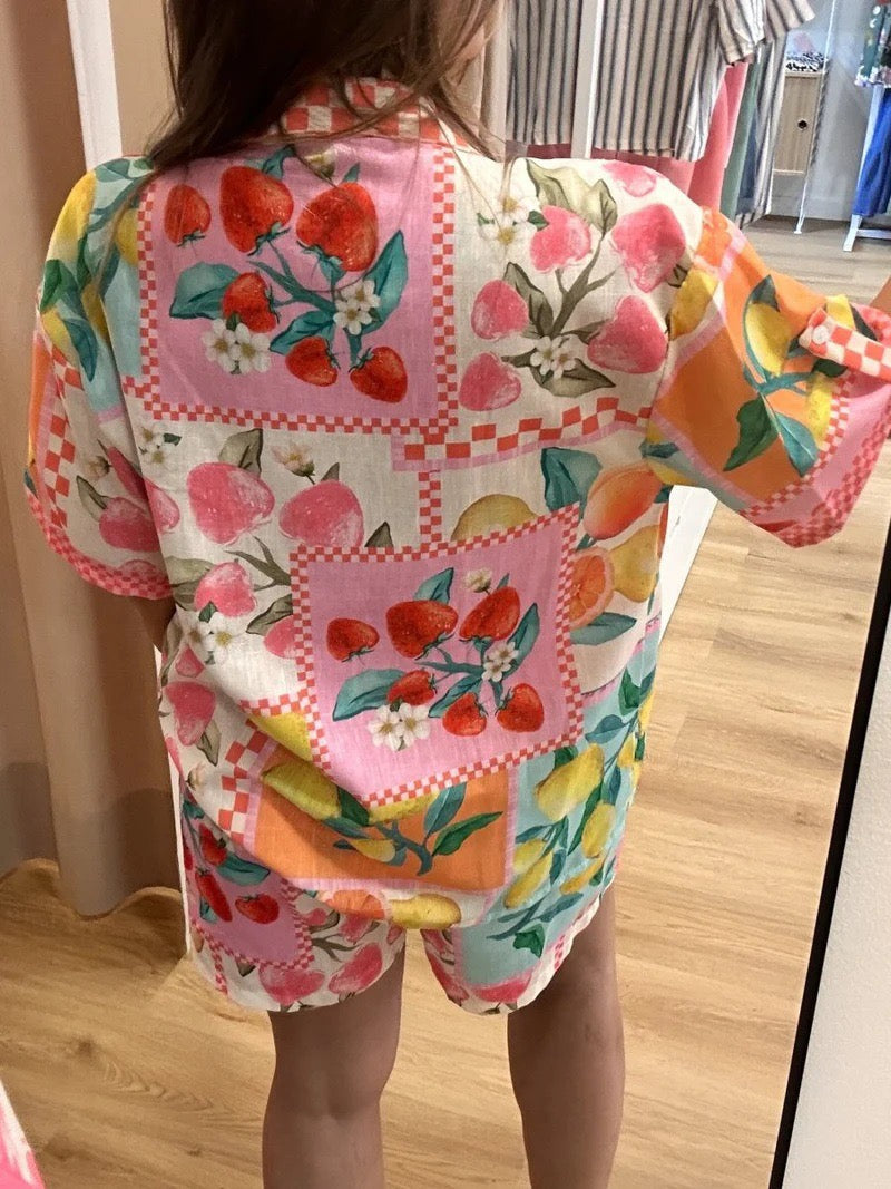 Tutti Frutti Linen Lounge Set