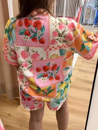 Tutti Frutti Linen Lounge Set