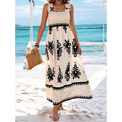 Selene ™ | Printed Beach Gown