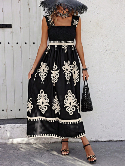 Selene ™ | Printed Beach Gown