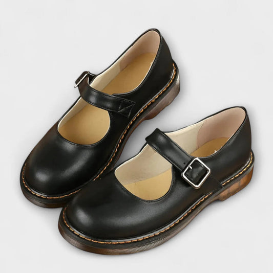Yolanda - Zapatos de Piel con Correa Elegantes