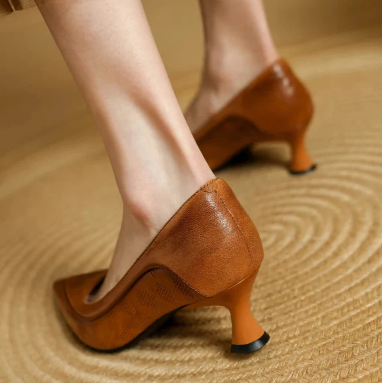 Margaret | Patterned Pumps
