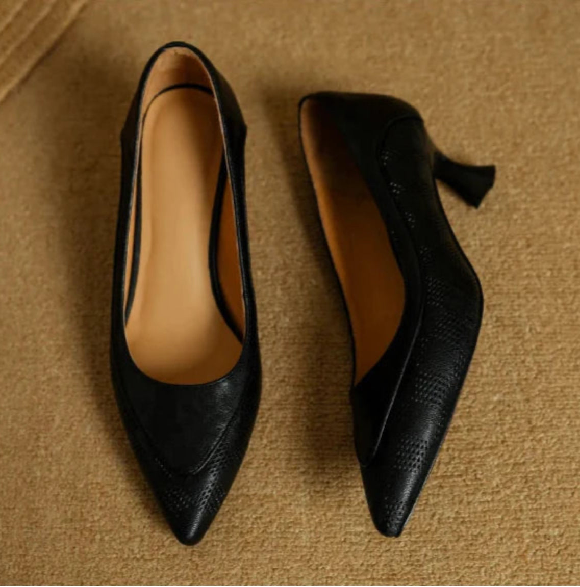Margaret | Patterned Pumps