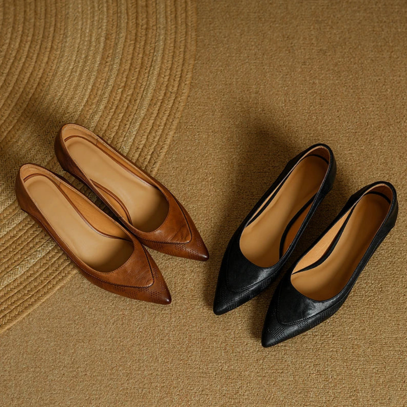 Margaret | Patterned Pumps