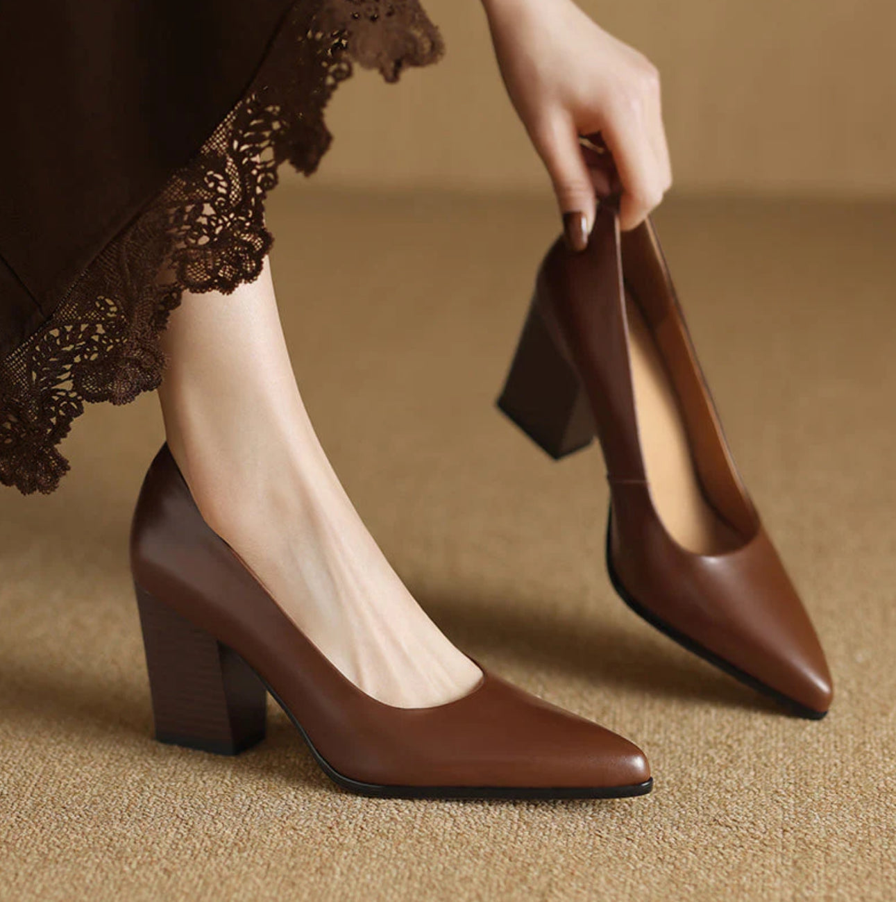 Marilyn | Classic Block Pumps