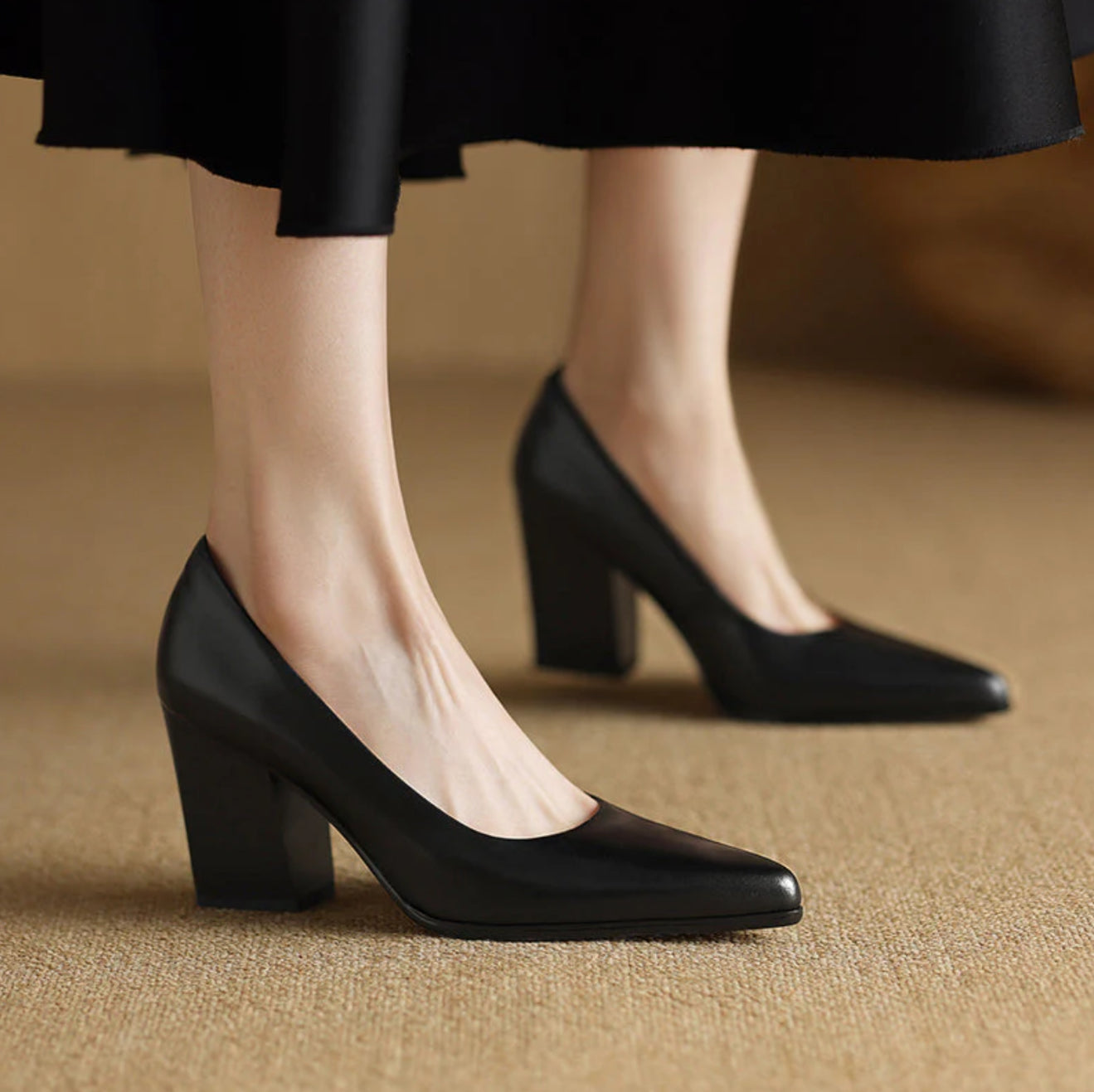 Marilyn | Classic Block Pumps