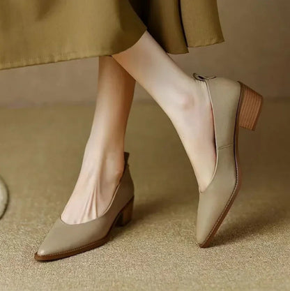 Helen | Classic Block Heel Pumps