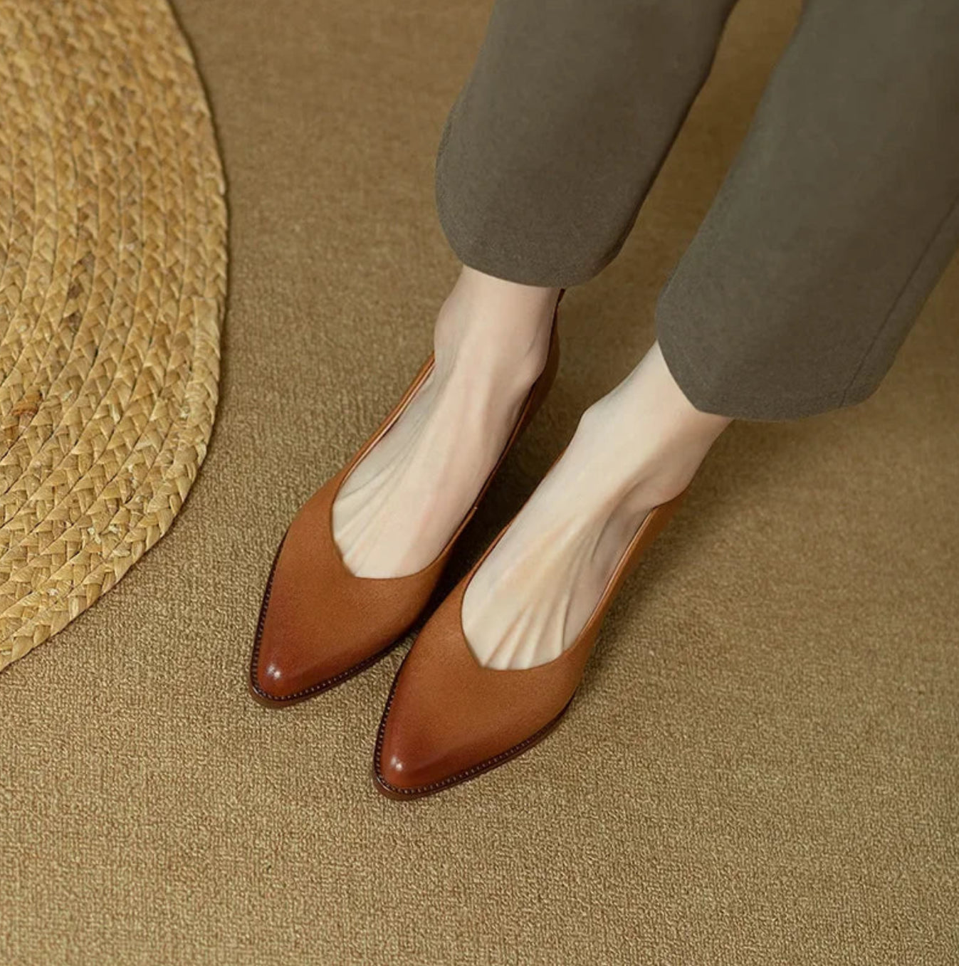 Helen | Classic Block Heel Pumps