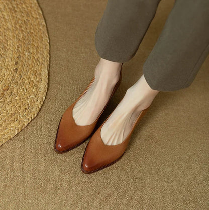 Helen | Classic Block Heel Pumps