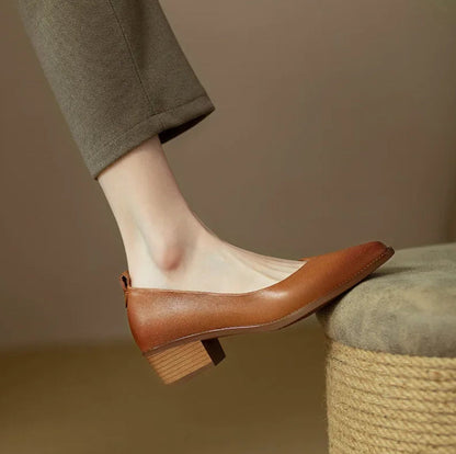 Helen | Classic Block Heel Pumps