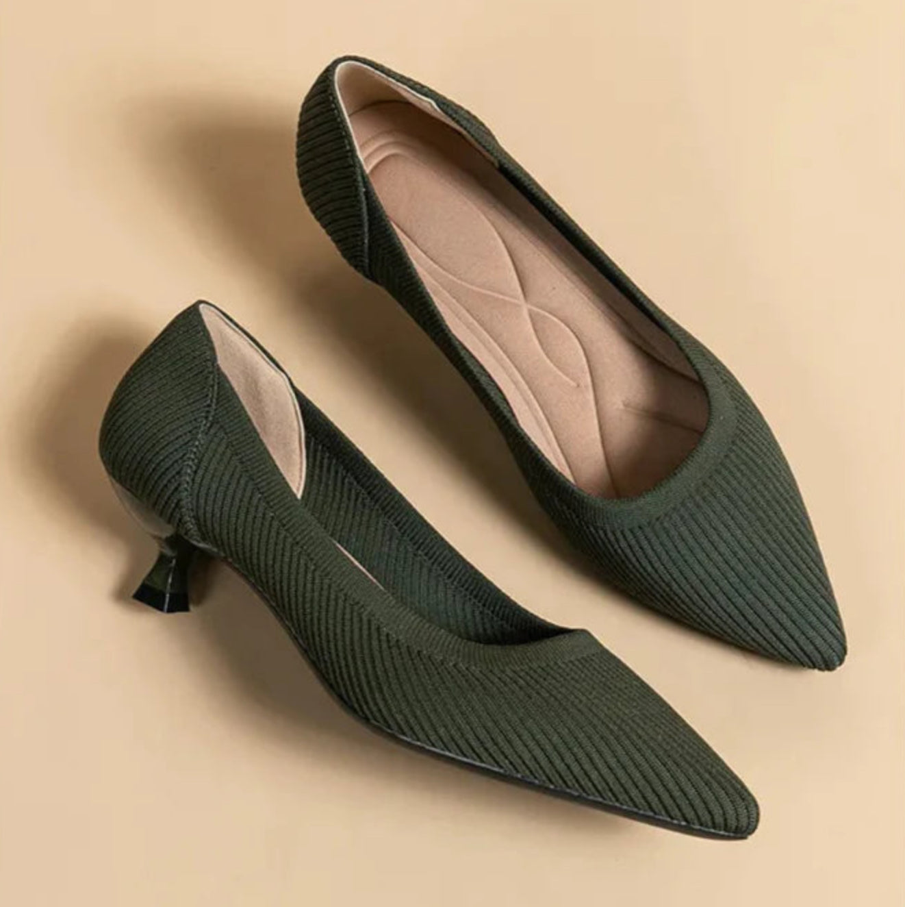 Carolyn | Knit Comfort Pumps