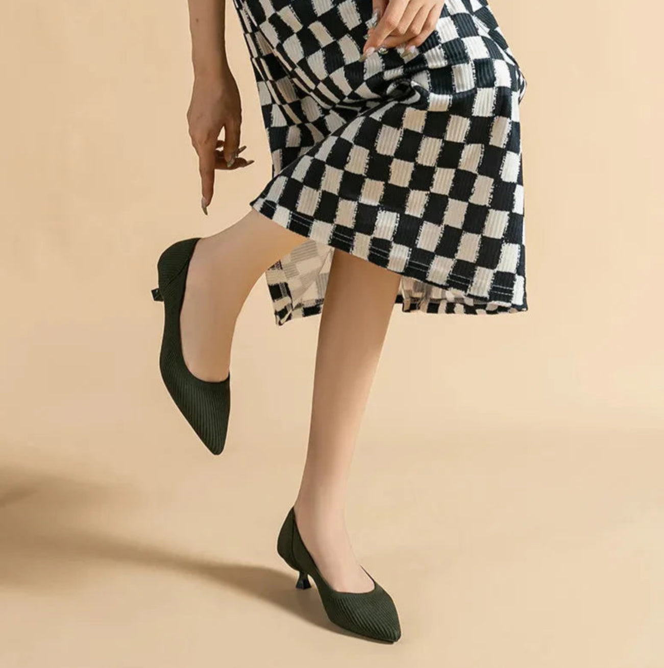 Carolyn | Knit Comfort Pumps
