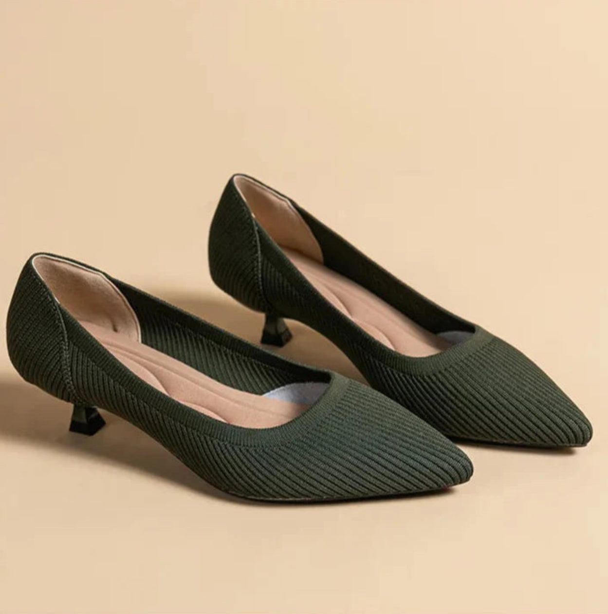 Carolyn | Knit Comfort Pumps