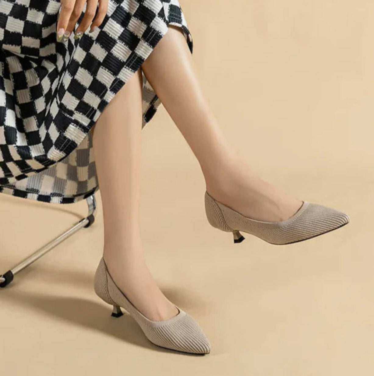 Carolyn | Knit Comfort Pumps