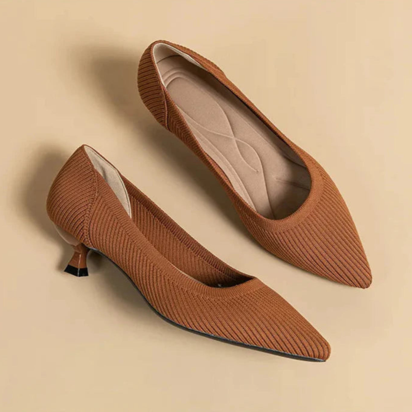 Carolyn | Knit Comfort Pumps