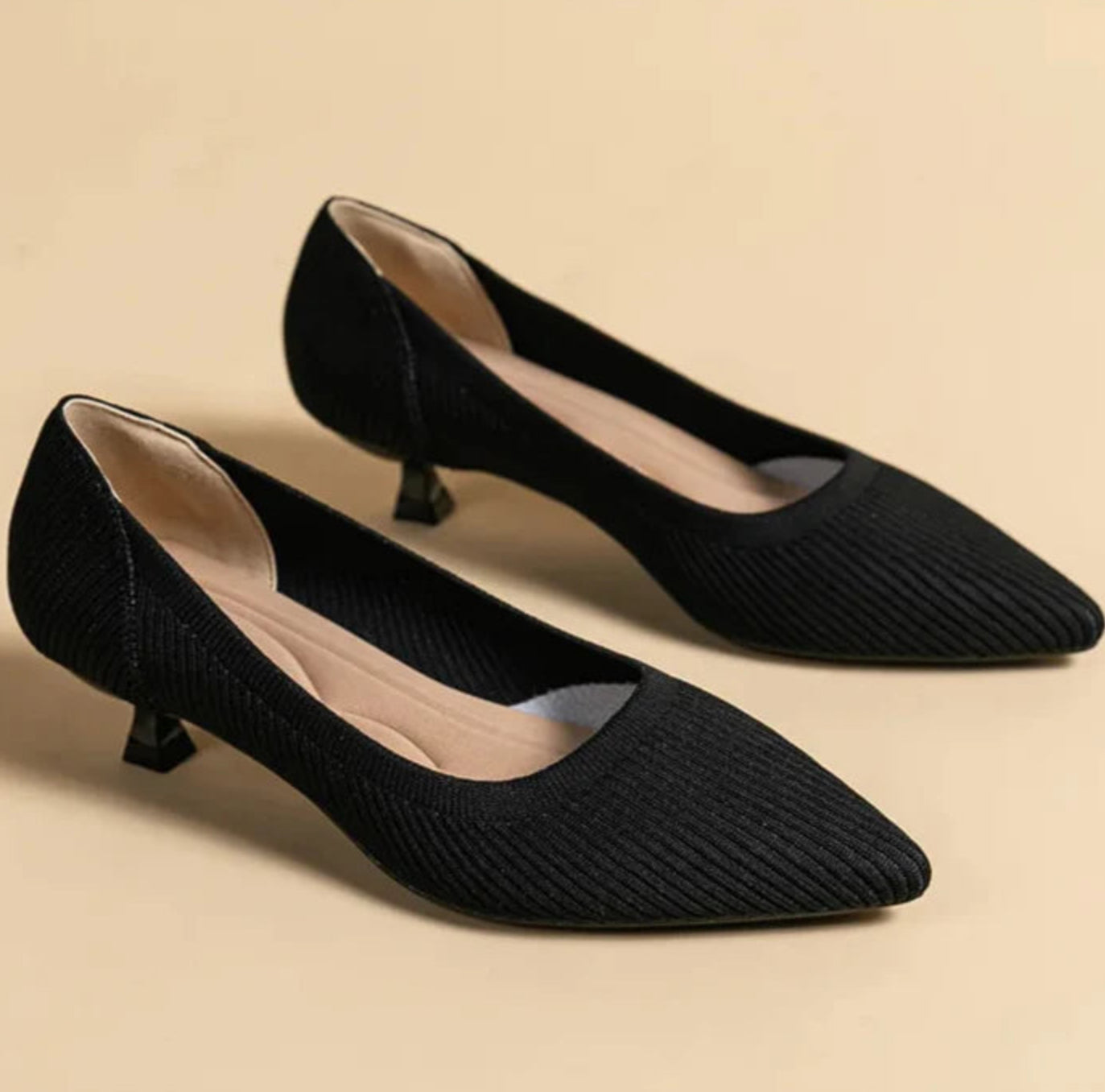 Carolyn | Knit Comfort Pumps