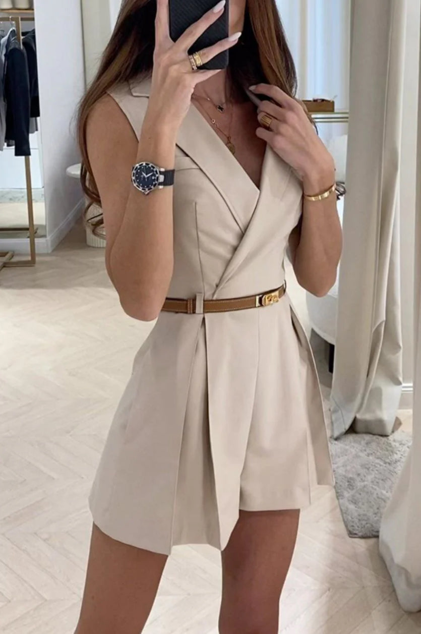 DIORWEN – TAILORED BELTED PLAYSUIT