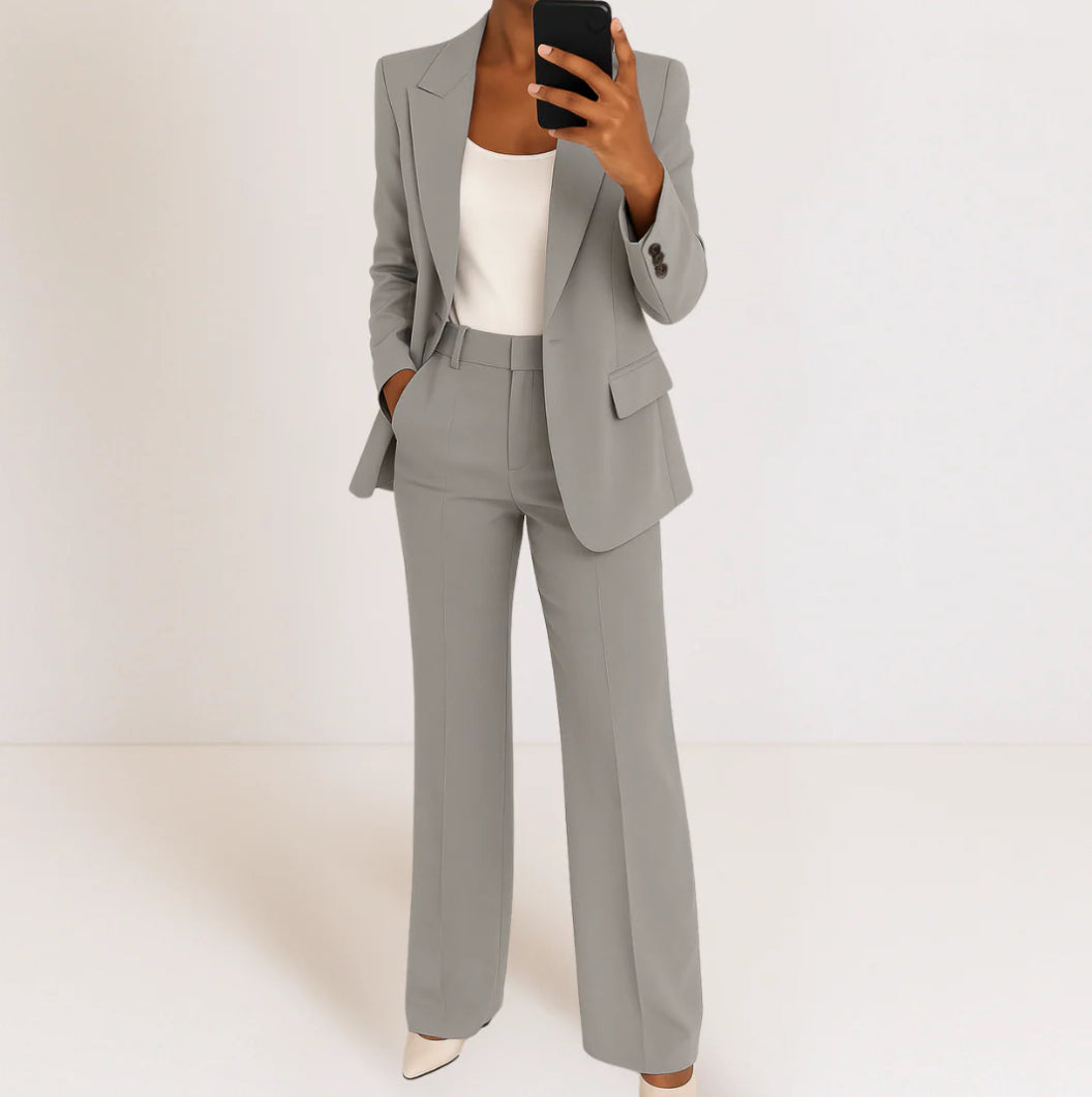 ELENA-TAILORED BLAZER AND TROUSERS SET