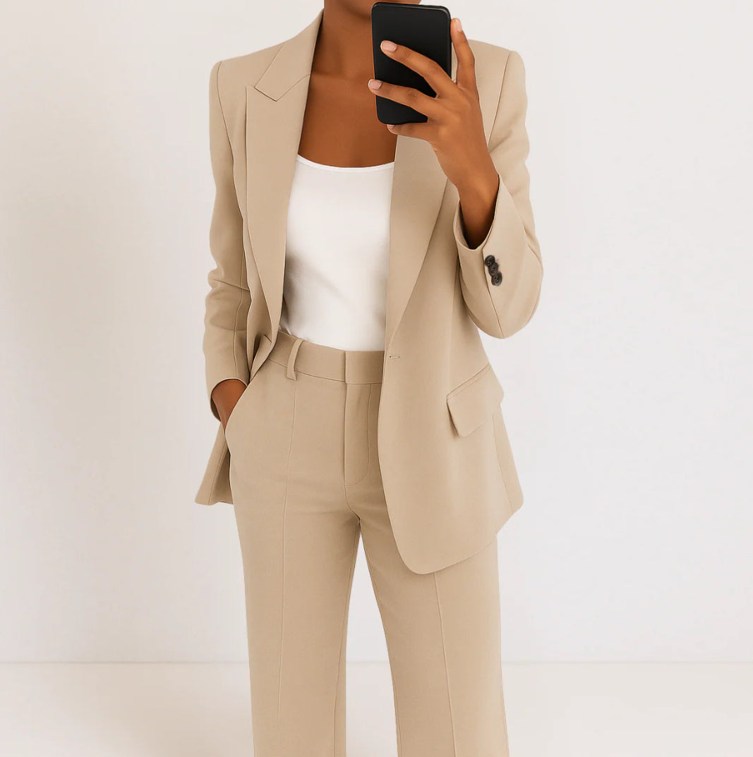 ELENA-TAILORED BLAZER AND TROUSERS SET