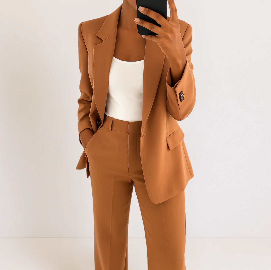 ELENA-TAILORED BLAZER AND TROUSERS SET