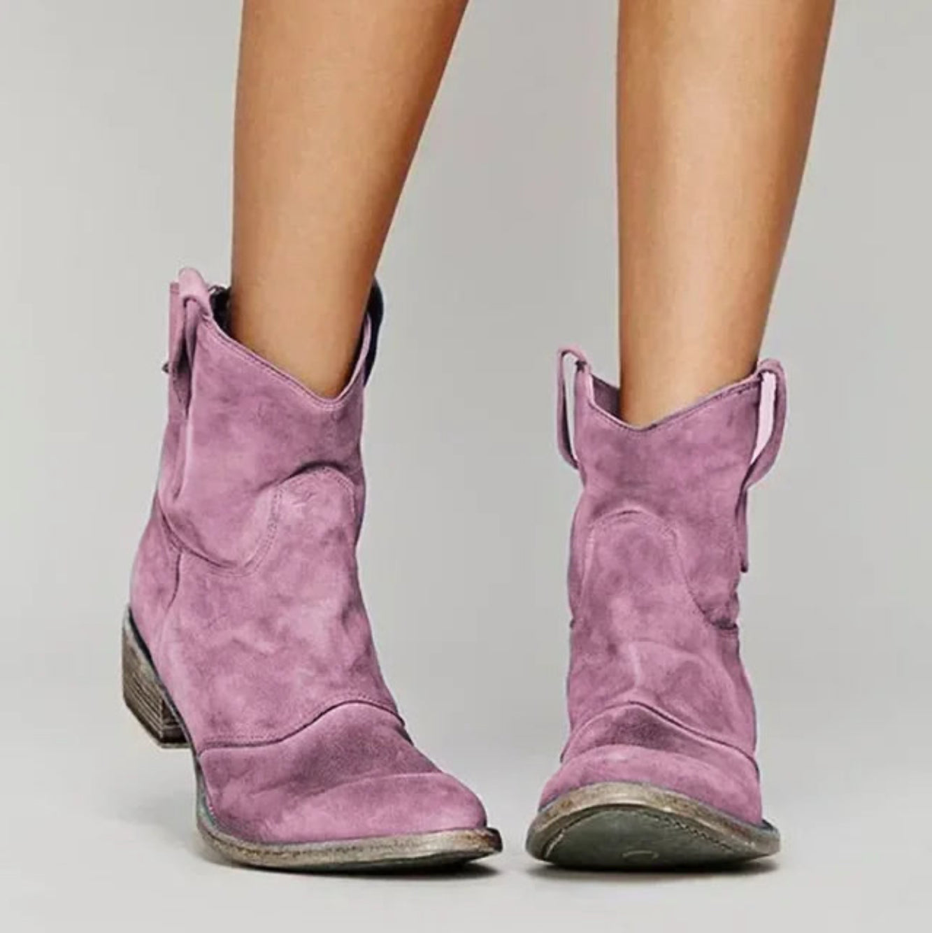 Olesya ™ Rustic Ankle Boots