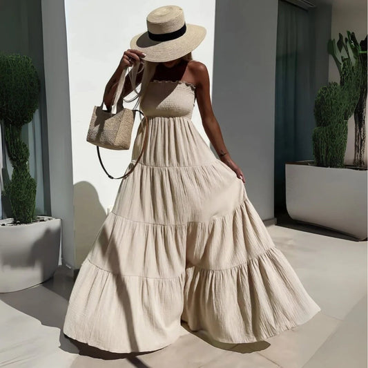 CARLA - STRAPLESS LONG DRESS