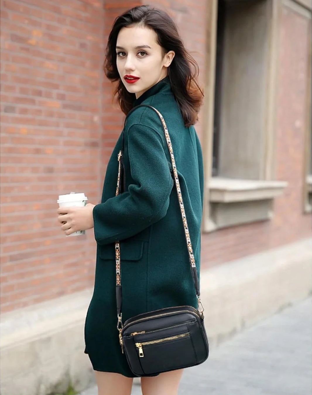 Camille - Bolso de Hombro de Cuero Refinado