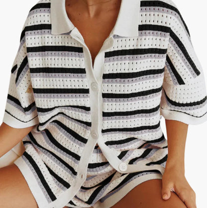 GOLDIE – OPEN-KNIT CO-ORD SET