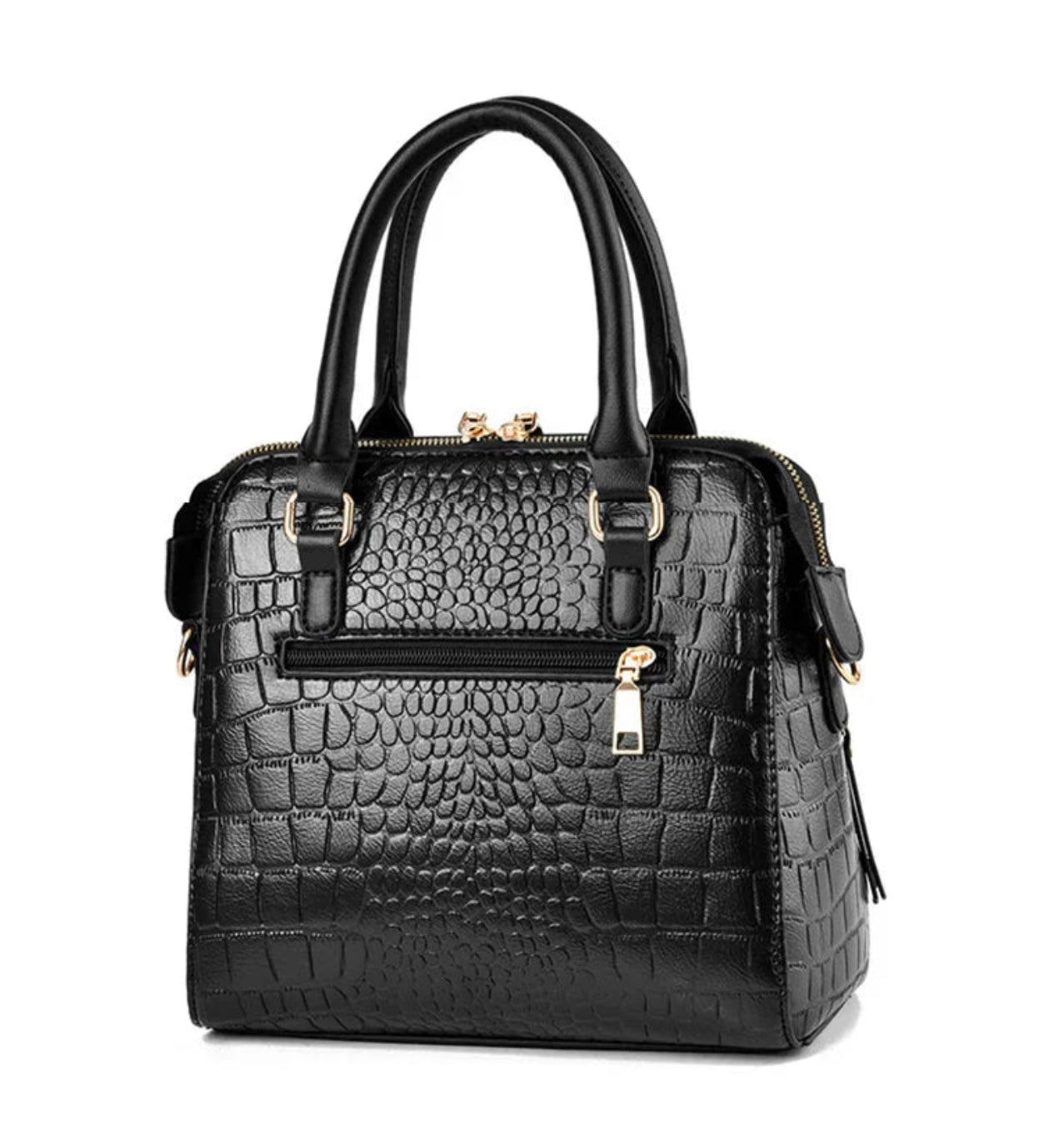 BELEN - BOLSO DE PIEL DE LUJO CON ESTAMPADO DE COCODRILO
