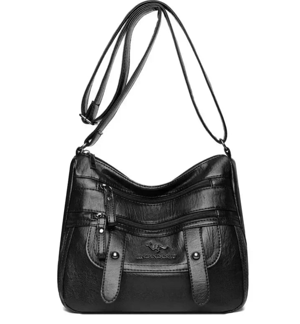 Wren - Bolso Retro con Múltiples Bolsillos de Piel Sintética Elegante