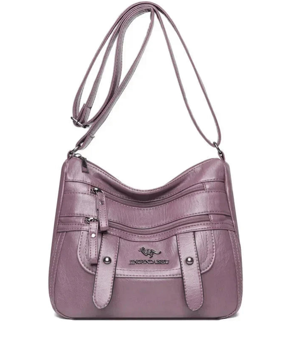Wren - Bolso Retro con Múltiples Bolsillos de Piel Sintética Elegante