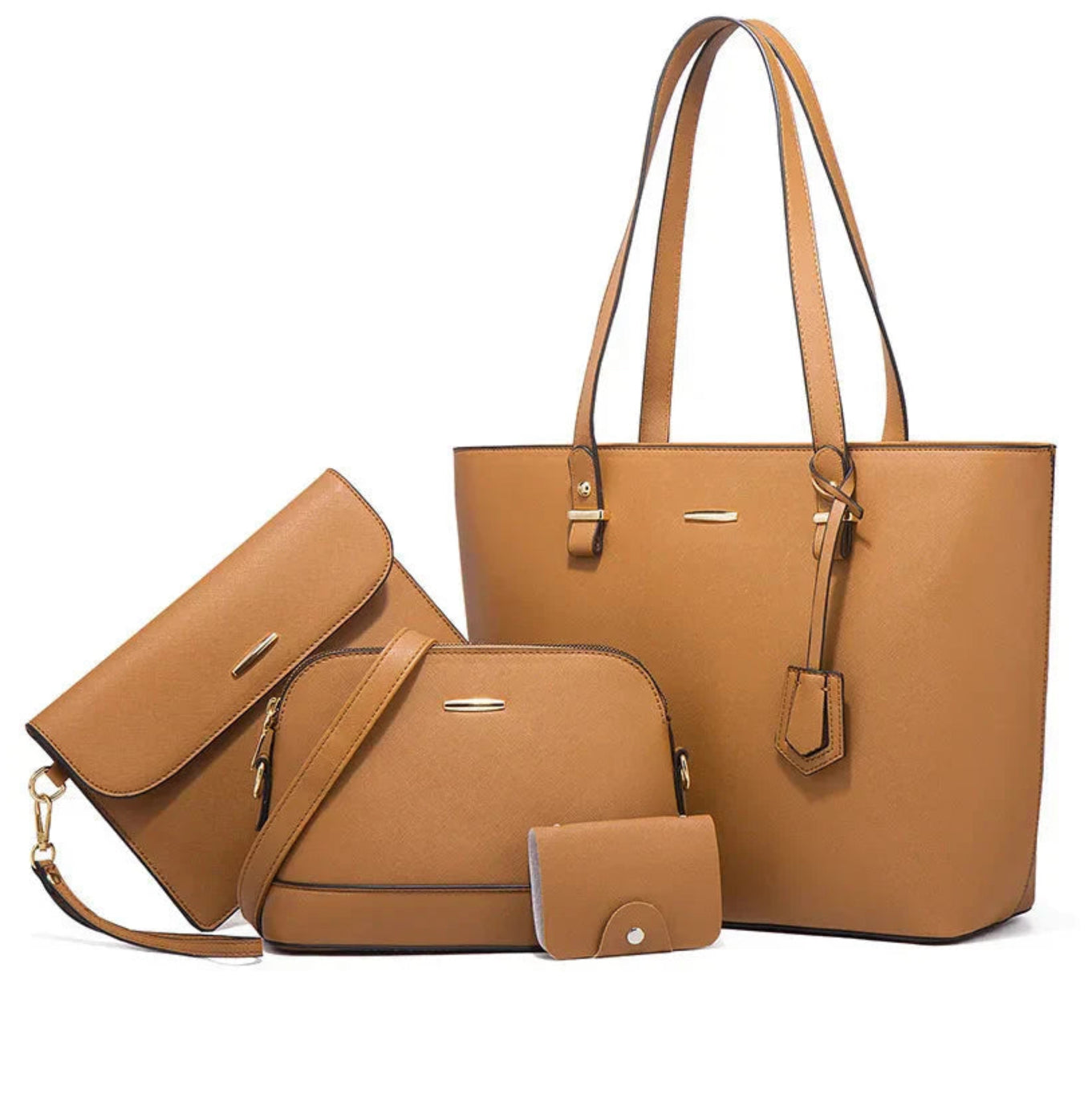 Ashby - Versátil Juego de 3 Bolsos de Piel