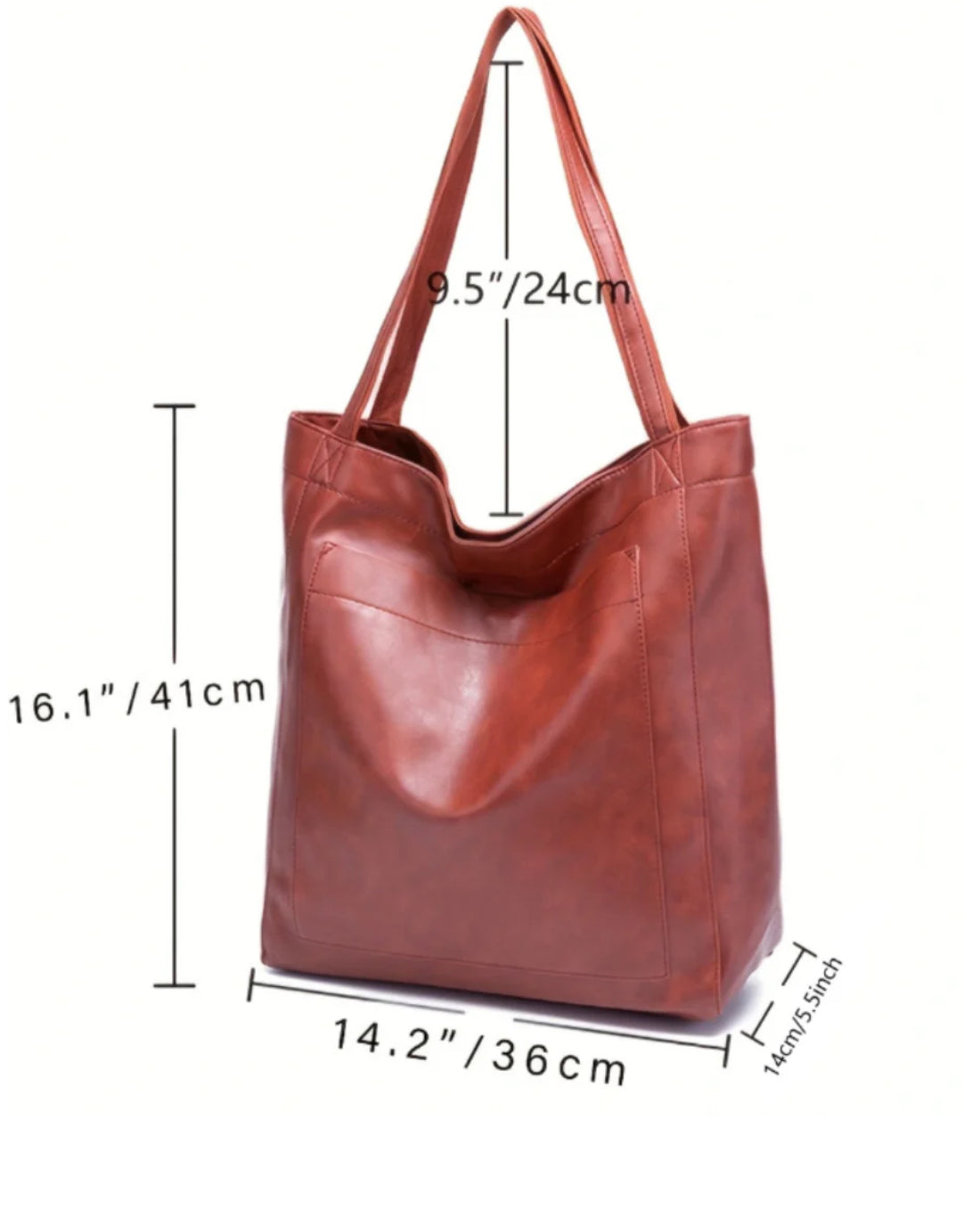 BOLSO DE HOMBRO DE PIEL "LAILA"