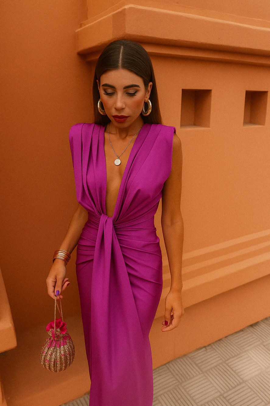 Alvara – Pleated Long Dress