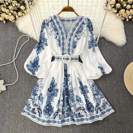 JASELINA – FITTED EMBROIDERED MINI DRESS