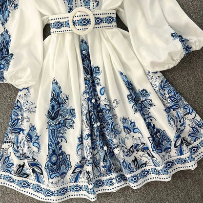 JASELINA – FITTED EMBROIDERED MINI DRESS