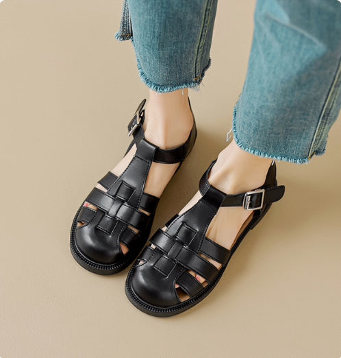 Roma Buckle Strap Sandals